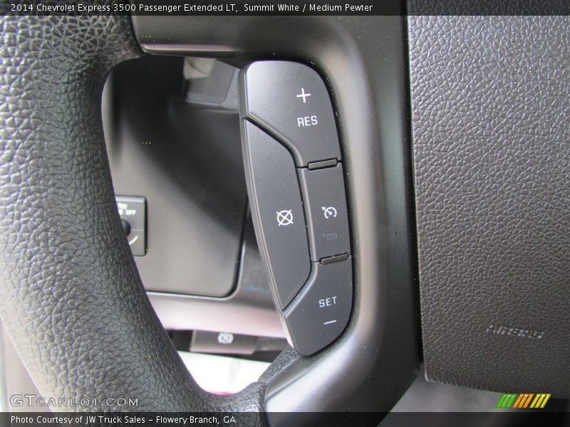 Summit White / Medium Pewter 2014 Chevrolet Express 3500 Passenger Extended LT