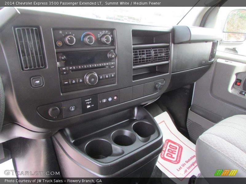 Summit White / Medium Pewter 2014 Chevrolet Express 3500 Passenger Extended LT