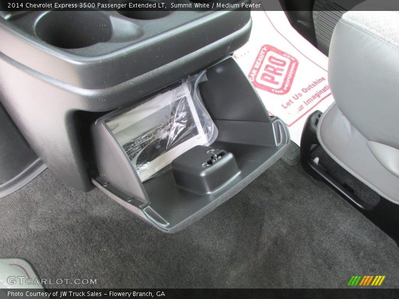 Summit White / Medium Pewter 2014 Chevrolet Express 3500 Passenger Extended LT