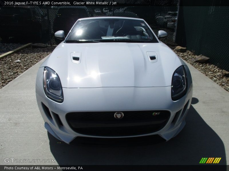 Glacier White Metallic / Jet 2016 Jaguar F-TYPE S AWD Convertible