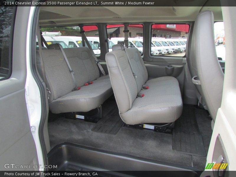 Summit White / Medium Pewter 2014 Chevrolet Express 3500 Passenger Extended LT