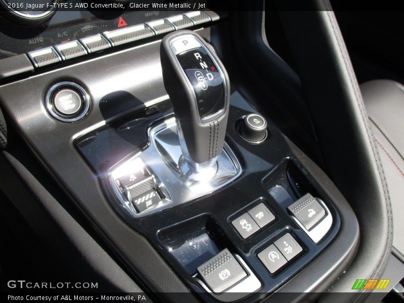 Glacier White Metallic / Jet 2016 Jaguar F-TYPE S AWD Convertible