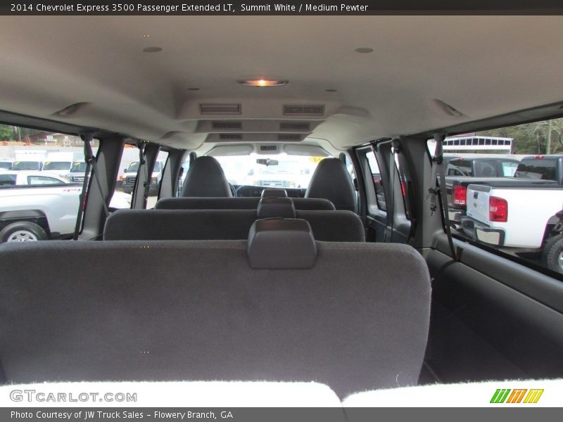 Summit White / Medium Pewter 2014 Chevrolet Express 3500 Passenger Extended LT