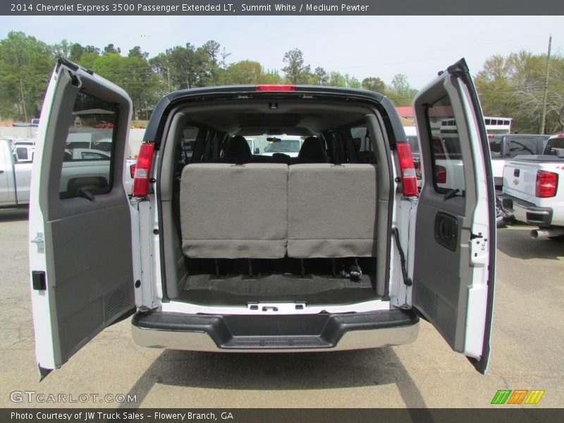 Summit White / Medium Pewter 2014 Chevrolet Express 3500 Passenger Extended LT