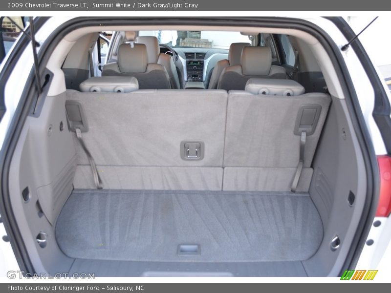 Summit White / Dark Gray/Light Gray 2009 Chevrolet Traverse LT