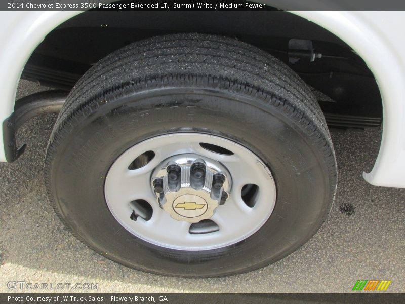 Summit White / Medium Pewter 2014 Chevrolet Express 3500 Passenger Extended LT