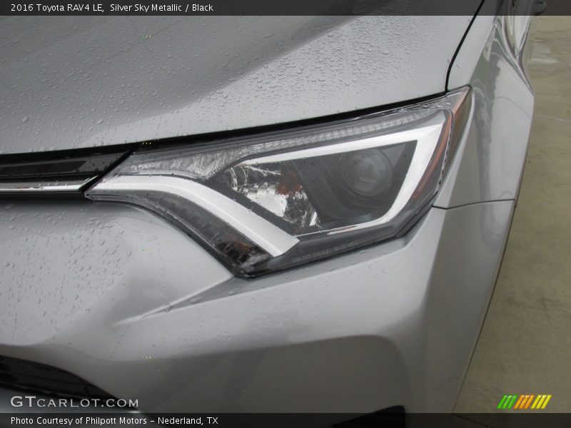 Silver Sky Metallic / Black 2016 Toyota RAV4 LE