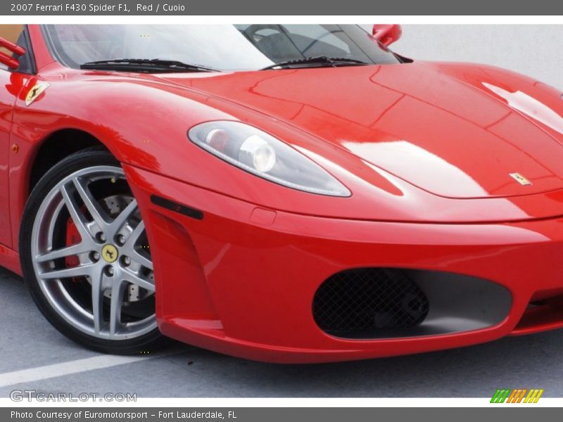 Red / Cuoio 2007 Ferrari F430 Spider F1