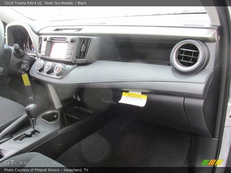 Silver Sky Metallic / Black 2016 Toyota RAV4 LE