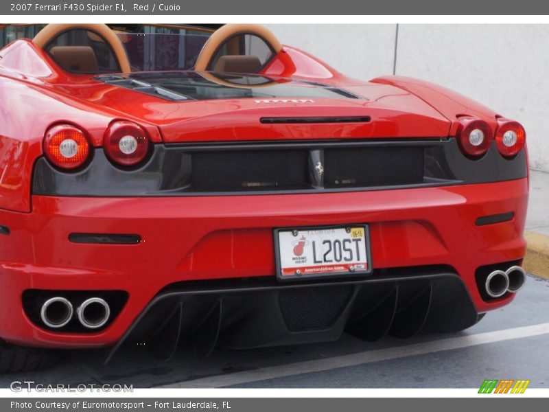 Red / Cuoio 2007 Ferrari F430 Spider F1