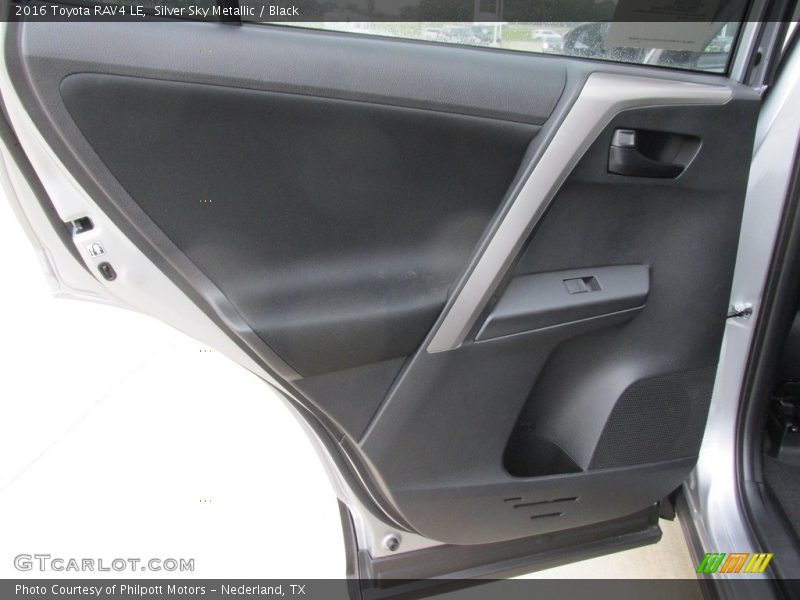 Silver Sky Metallic / Black 2016 Toyota RAV4 LE