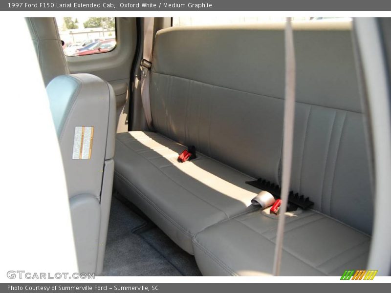 Oxford White / Medium Graphite 1997 Ford F150 Lariat Extended Cab
