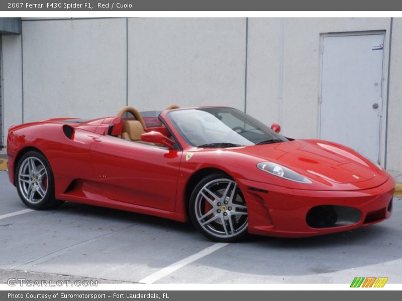 Red / Cuoio 2007 Ferrari F430 Spider F1