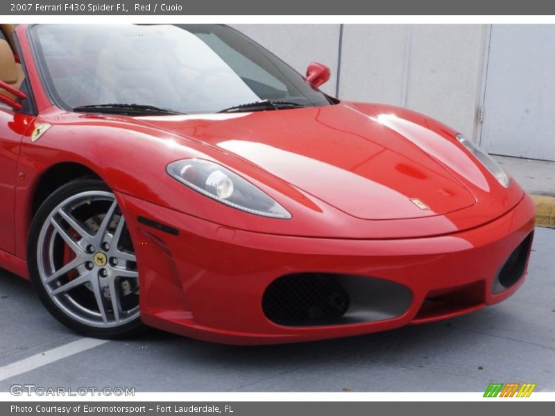 Red / Cuoio 2007 Ferrari F430 Spider F1