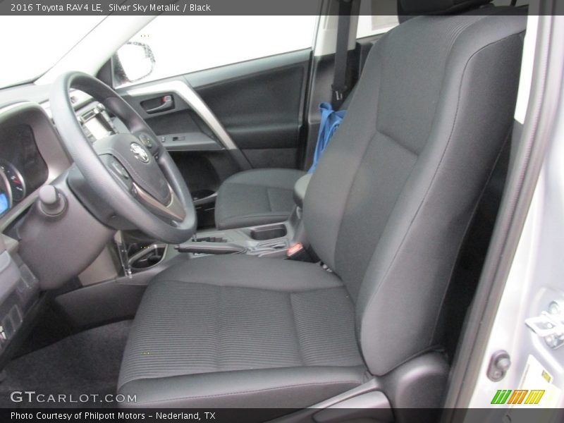 Silver Sky Metallic / Black 2016 Toyota RAV4 LE