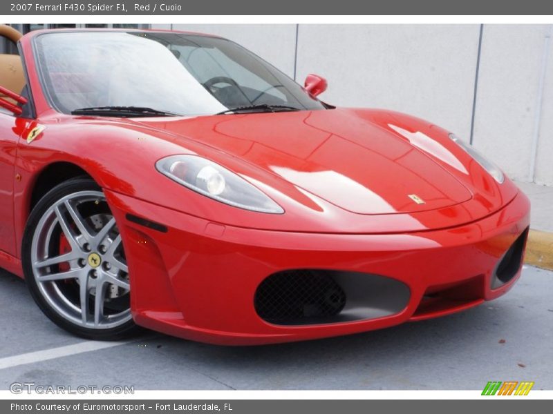 Red / Cuoio 2007 Ferrari F430 Spider F1