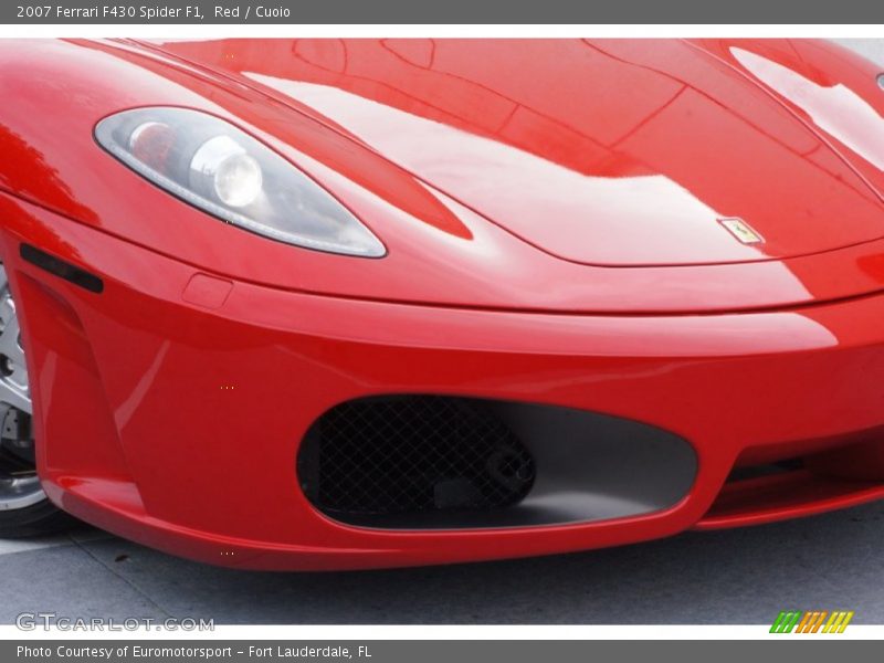 Red / Cuoio 2007 Ferrari F430 Spider F1