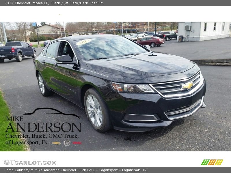 Black / Jet Black/Dark Titanium 2014 Chevrolet Impala LT