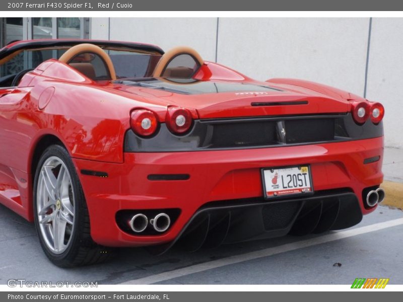 Red / Cuoio 2007 Ferrari F430 Spider F1
