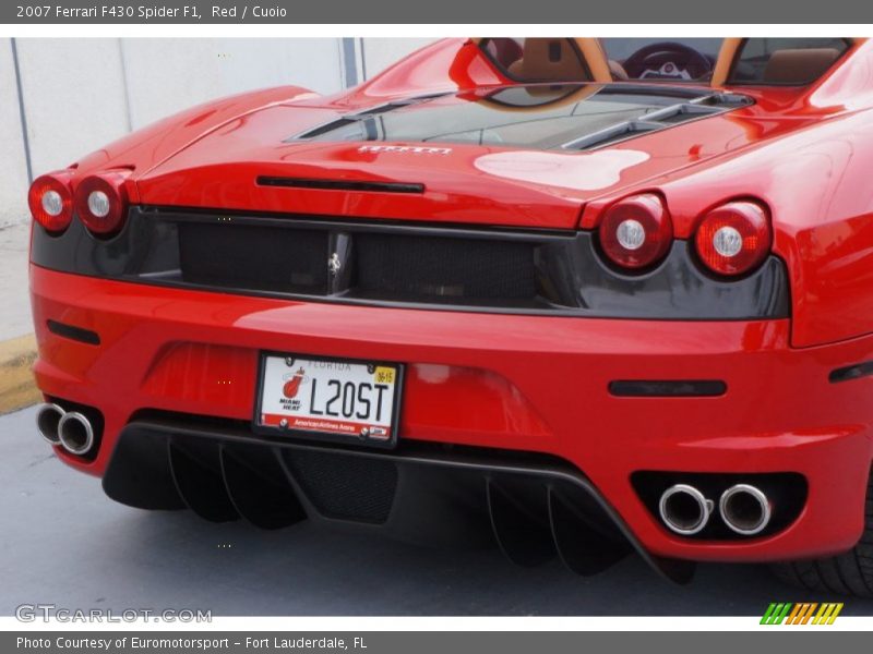 Red / Cuoio 2007 Ferrari F430 Spider F1