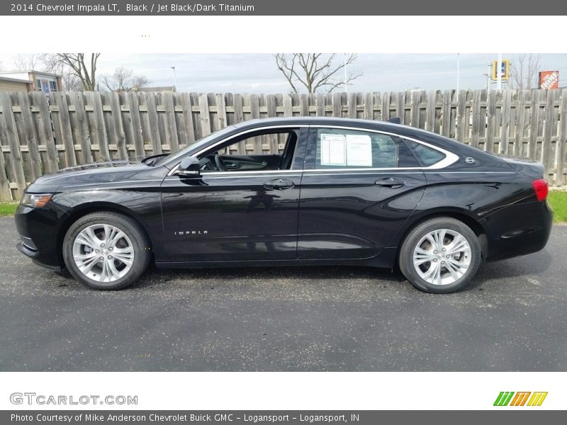 Black / Jet Black/Dark Titanium 2014 Chevrolet Impala LT
