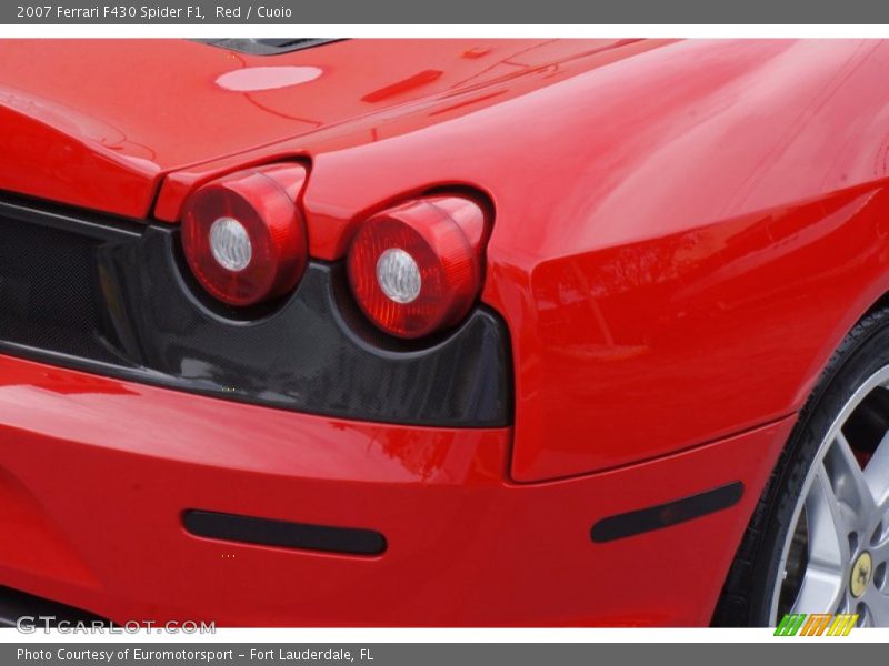 Red / Cuoio 2007 Ferrari F430 Spider F1