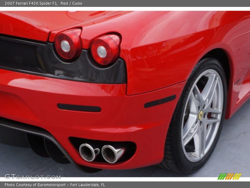 Red / Cuoio 2007 Ferrari F430 Spider F1