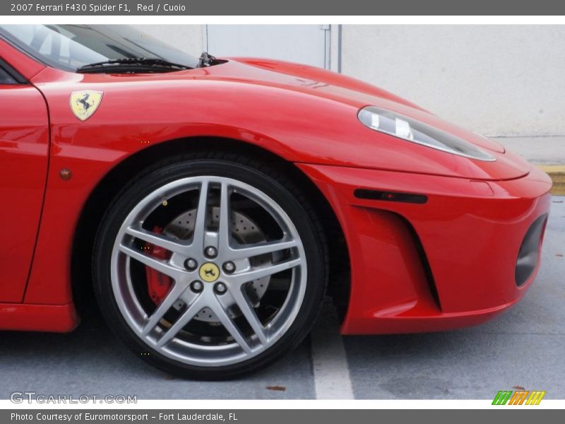 Red / Cuoio 2007 Ferrari F430 Spider F1