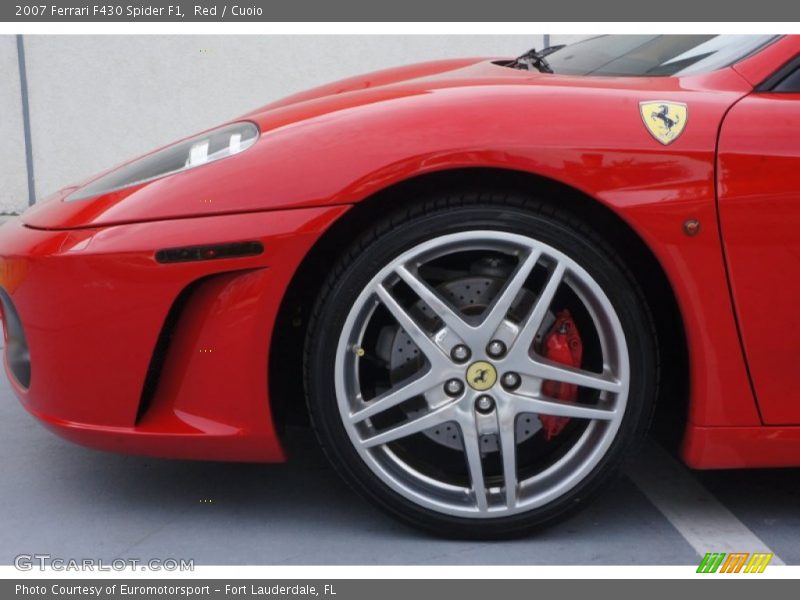 Red / Cuoio 2007 Ferrari F430 Spider F1