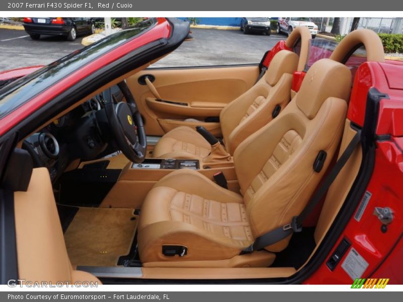 Red / Cuoio 2007 Ferrari F430 Spider F1