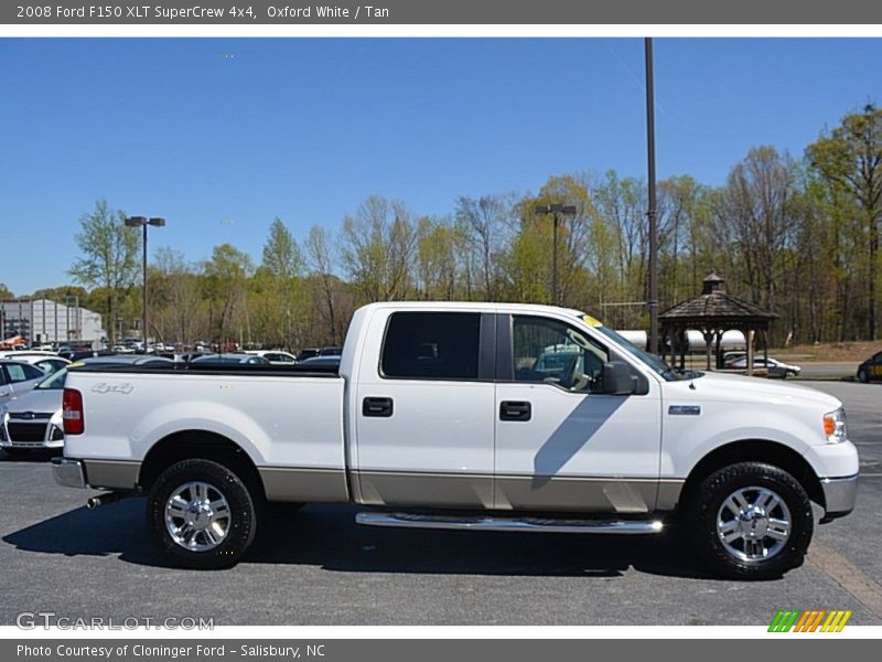 Oxford White / Tan 2008 Ford F150 XLT SuperCrew 4x4