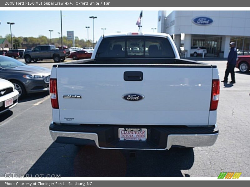 Oxford White / Tan 2008 Ford F150 XLT SuperCrew 4x4