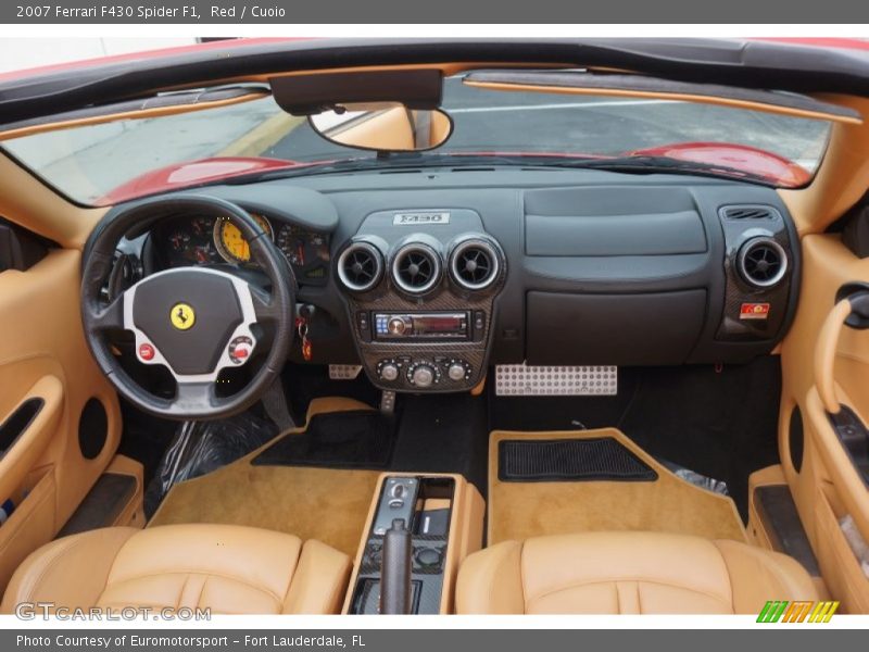 Red / Cuoio 2007 Ferrari F430 Spider F1