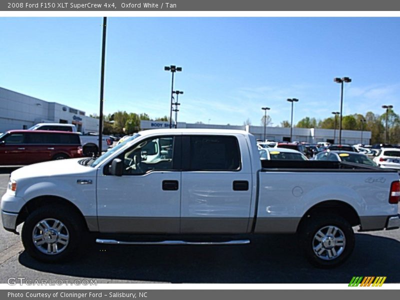 Oxford White / Tan 2008 Ford F150 XLT SuperCrew 4x4