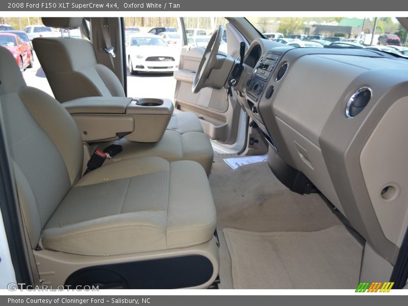 Oxford White / Tan 2008 Ford F150 XLT SuperCrew 4x4