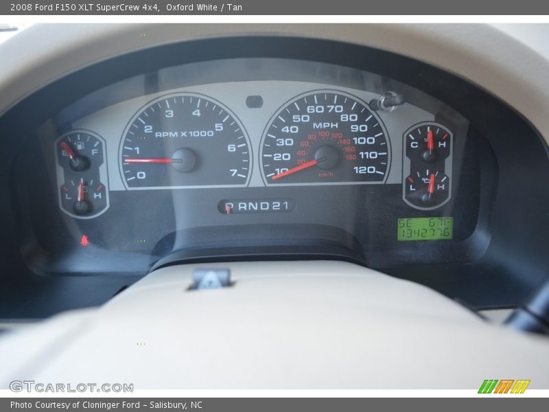 Oxford White / Tan 2008 Ford F150 XLT SuperCrew 4x4