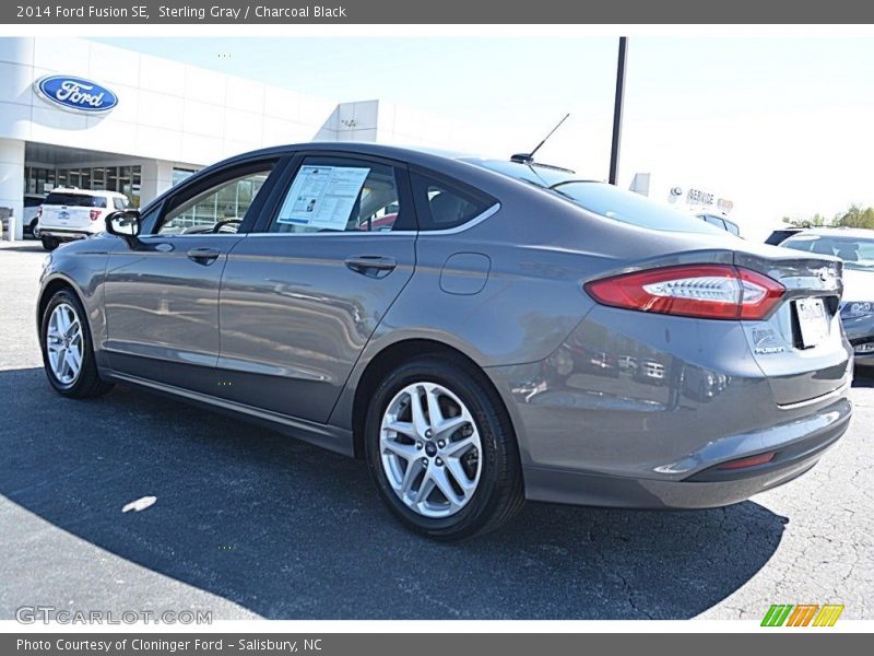 Sterling Gray / Charcoal Black 2014 Ford Fusion SE