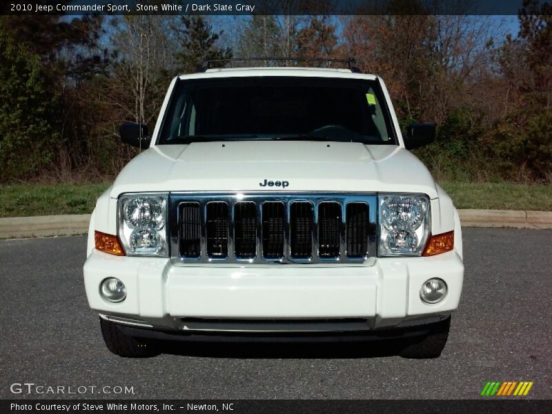 Stone White / Dark Slate Gray 2010 Jeep Commander Sport