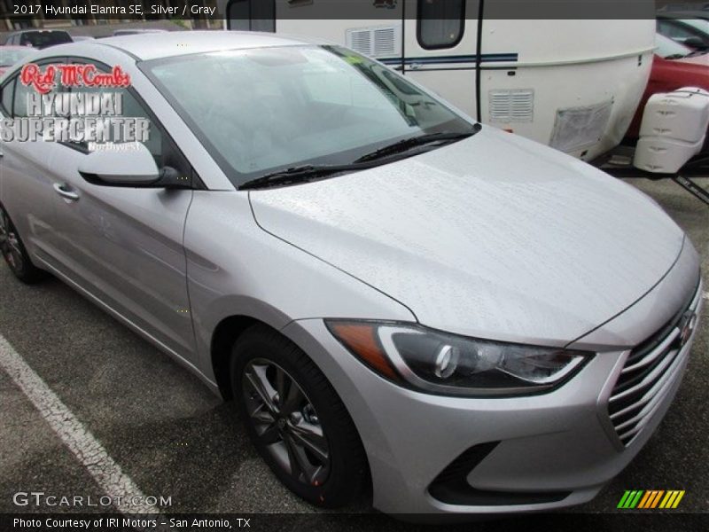 Silver / Gray 2017 Hyundai Elantra SE