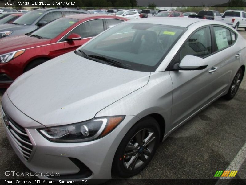 Silver / Gray 2017 Hyundai Elantra SE