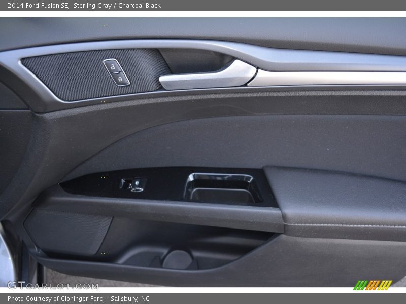 Sterling Gray / Charcoal Black 2014 Ford Fusion SE
