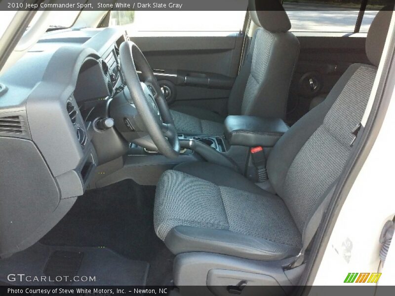 Stone White / Dark Slate Gray 2010 Jeep Commander Sport