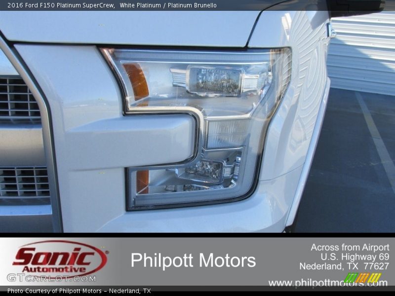 White Platinum / Platinum Brunello 2016 Ford F150 Platinum SuperCrew