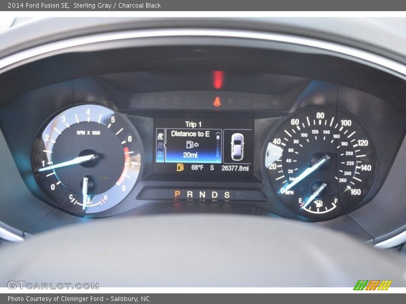 Sterling Gray / Charcoal Black 2014 Ford Fusion SE