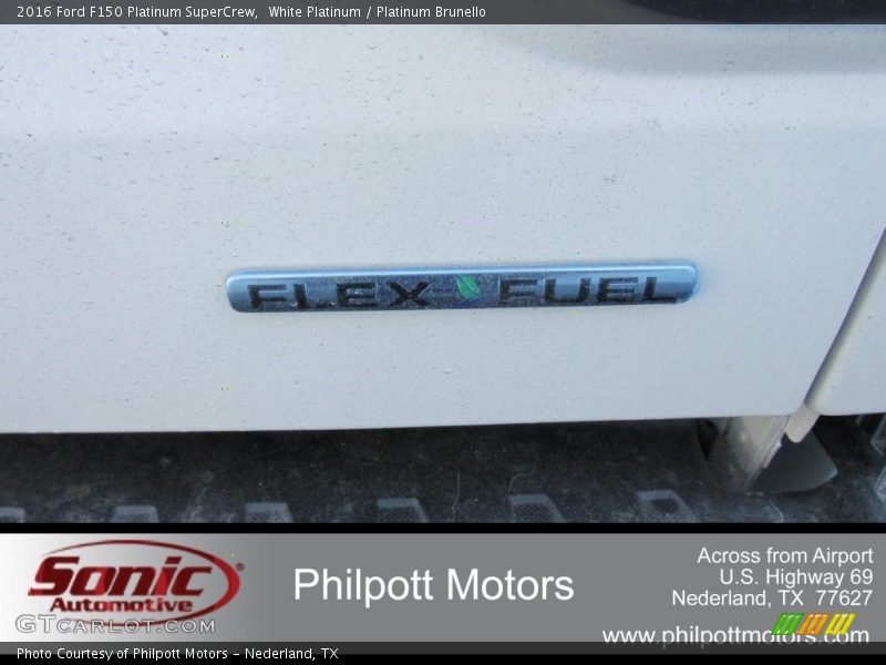 White Platinum / Platinum Brunello 2016 Ford F150 Platinum SuperCrew