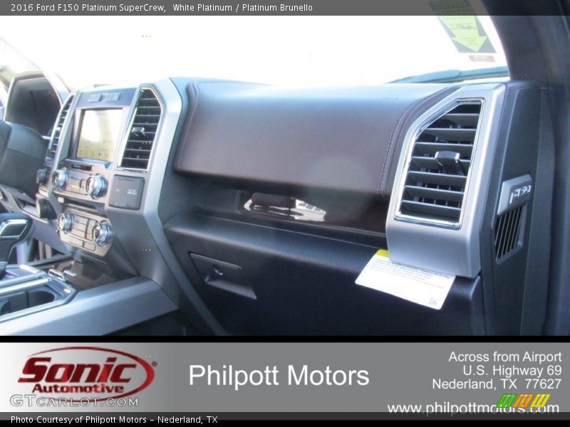 White Platinum / Platinum Brunello 2016 Ford F150 Platinum SuperCrew