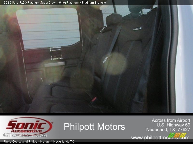 White Platinum / Platinum Brunello 2016 Ford F150 Platinum SuperCrew
