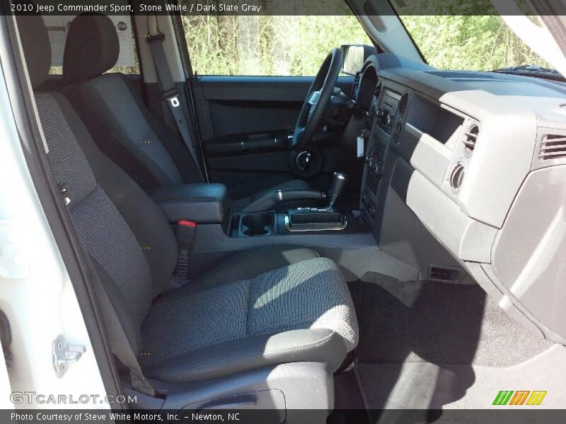 Stone White / Dark Slate Gray 2010 Jeep Commander Sport