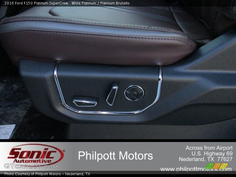 White Platinum / Platinum Brunello 2016 Ford F150 Platinum SuperCrew
