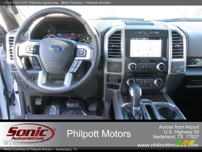 White Platinum / Platinum Brunello 2016 Ford F150 Platinum SuperCrew